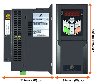 اینورتر ssinverter - مدلSSI800 - تکفاز - توان۲.۲ کیلوات