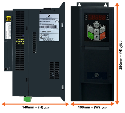 اینورتر ssinverter - مدلSSI800 - تکفاز - توان۳.۷ کیلوات