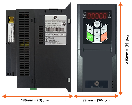 اینورتر ssinverter - مدلSSI800 - سه تکفاز - توان 4 کیلوات سنگین کار