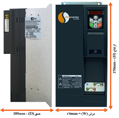 اینورتر ssinverter - مدلSSI800 - سه تکفاز - توان 15 کیلوات سنگین کار